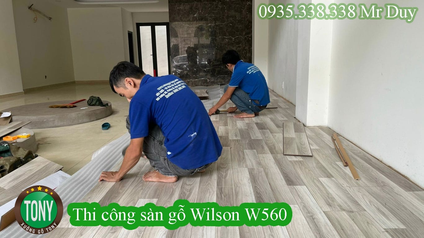 thi cong san go Wilson W560 hinh2