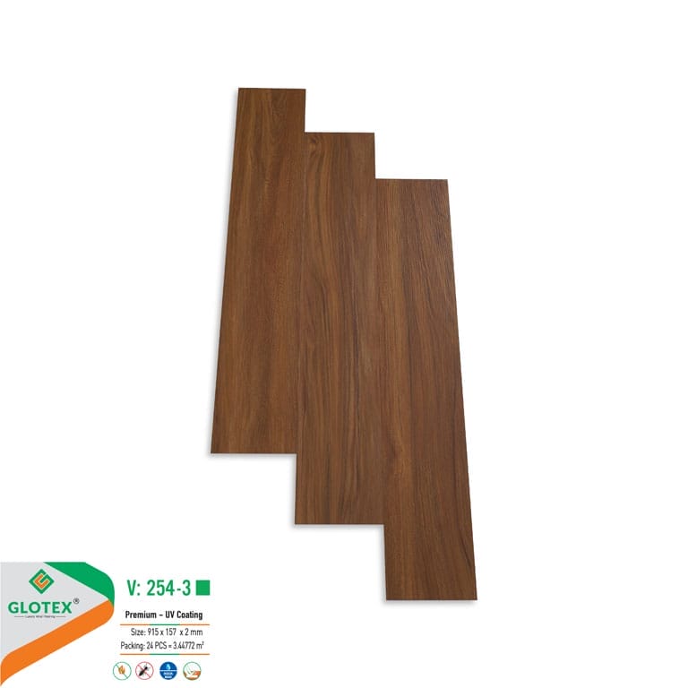 Sàn nhựa giả gỗ Glotex V252-3 - Lựa chọn hoàn hảo cho Bạn