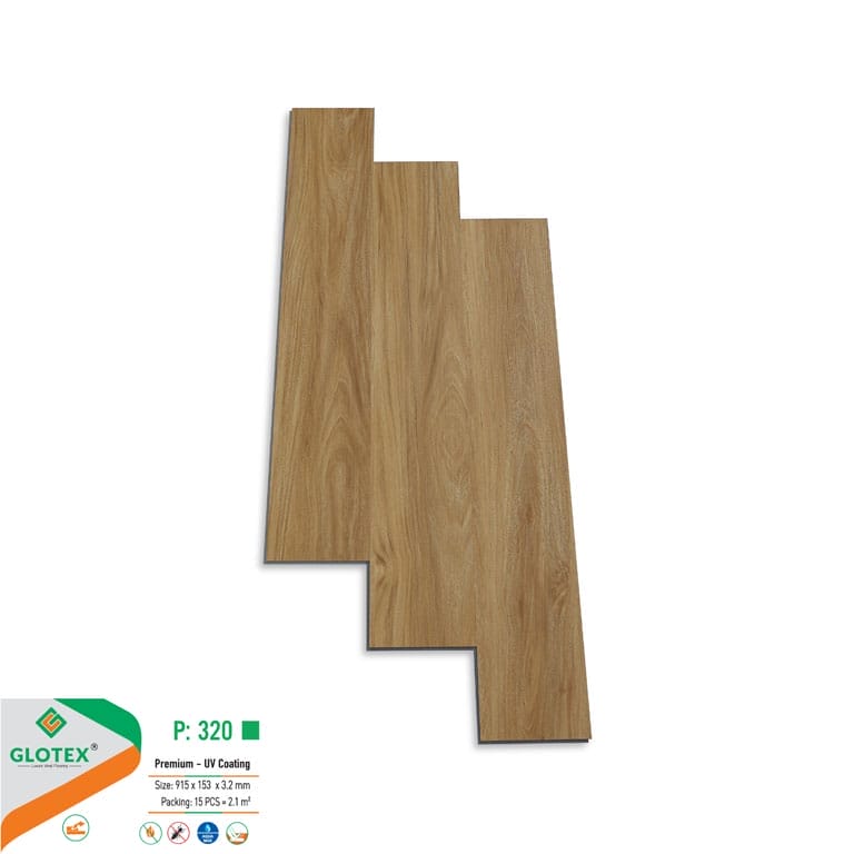 Sàn nhựa giả gỗ Glotex P326 - Lựa chọn hoàn hảo