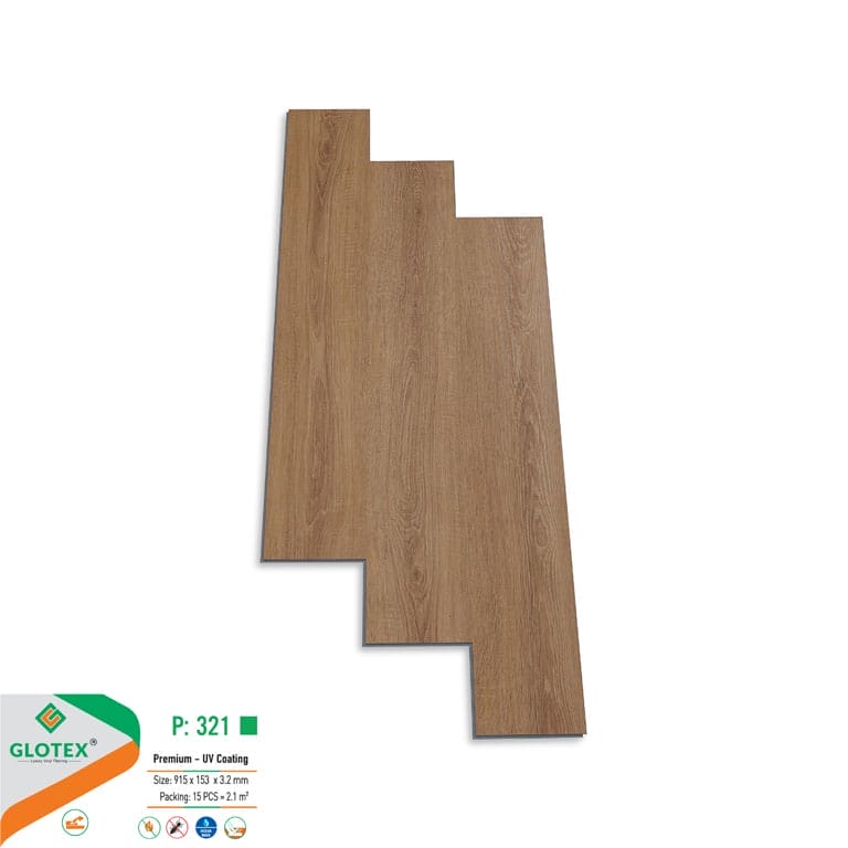 Sàn nhựa giả gỗ Glotex P326 - Lựa chọn hoàn hảo
