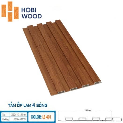 Tấm nhựa ốp tường Hobiwood LS401