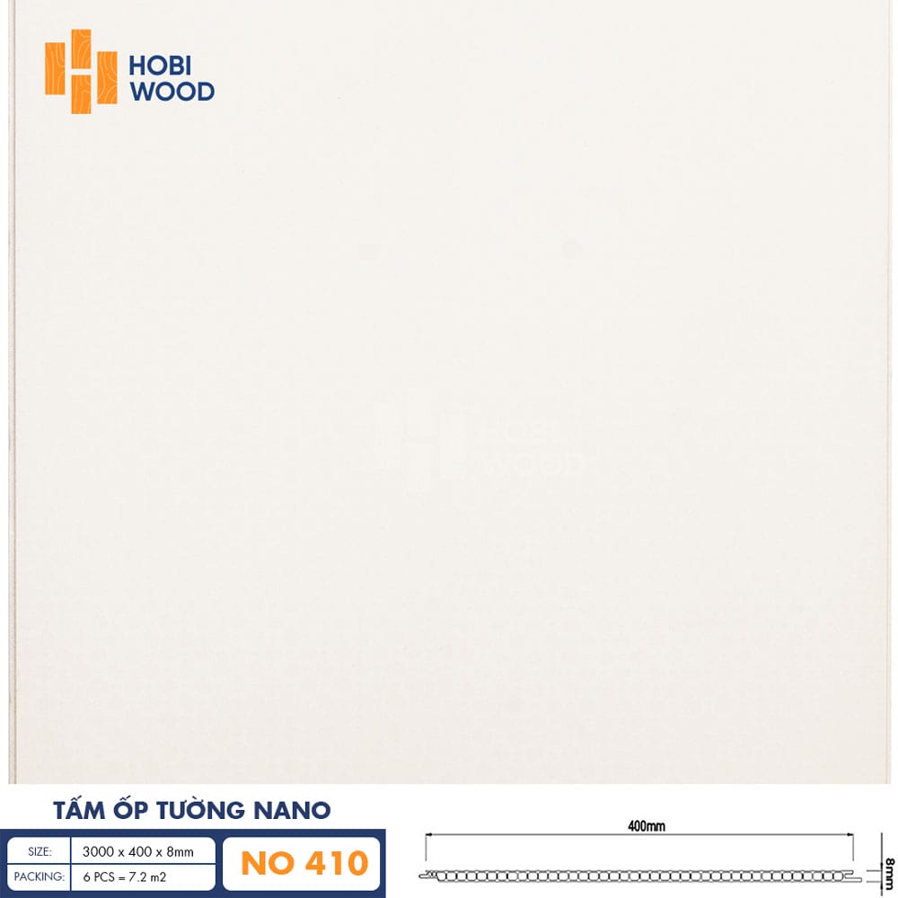 Tấm Nhựa Ốp Tường Hobiwood NO-410 - Nhựa ốp tường vân vải